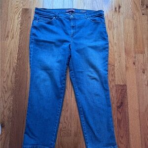 Gloria Vanderbilt Women's Straight Leg Blue Jeans